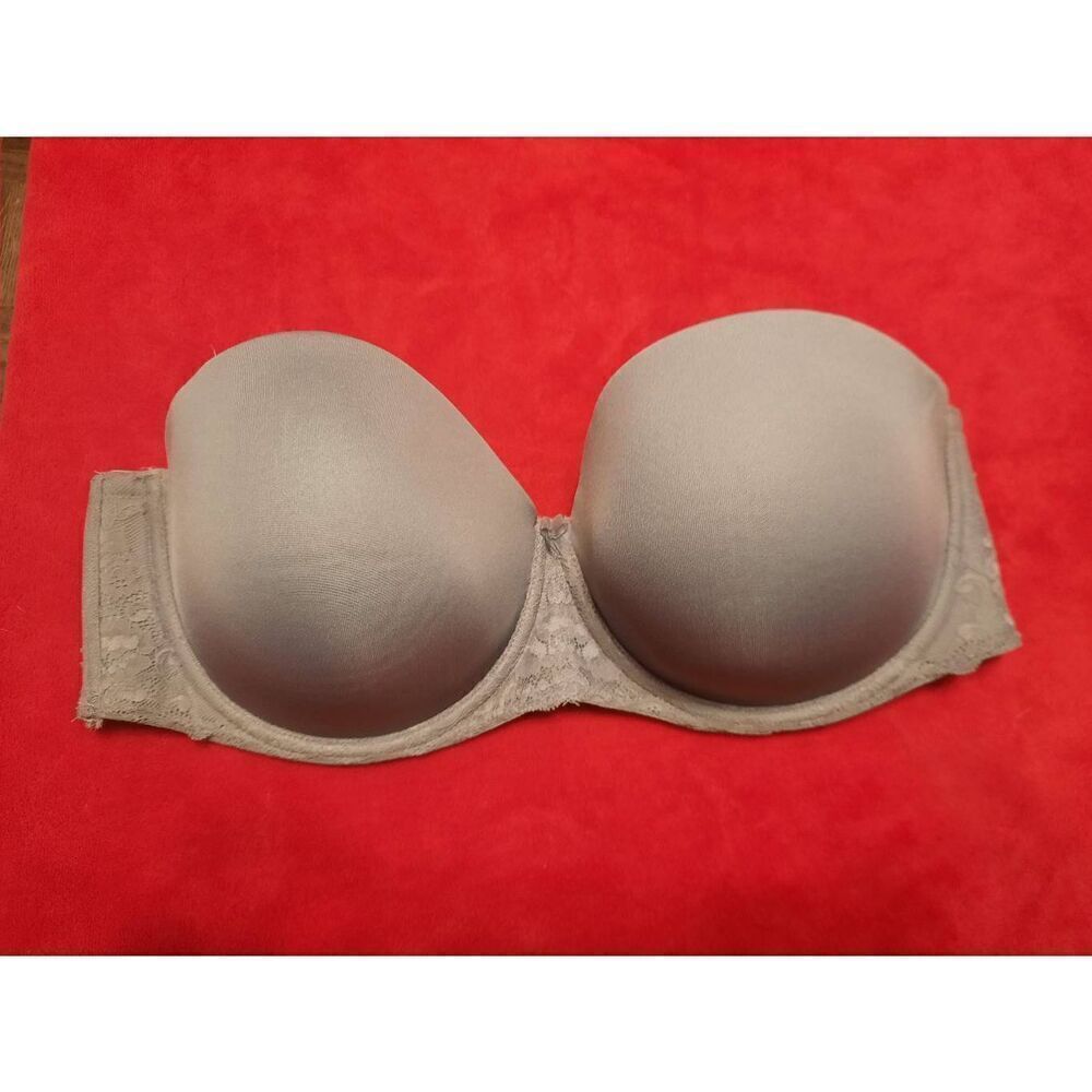 Torrid Curve size 40DD Gray Strapless Bra